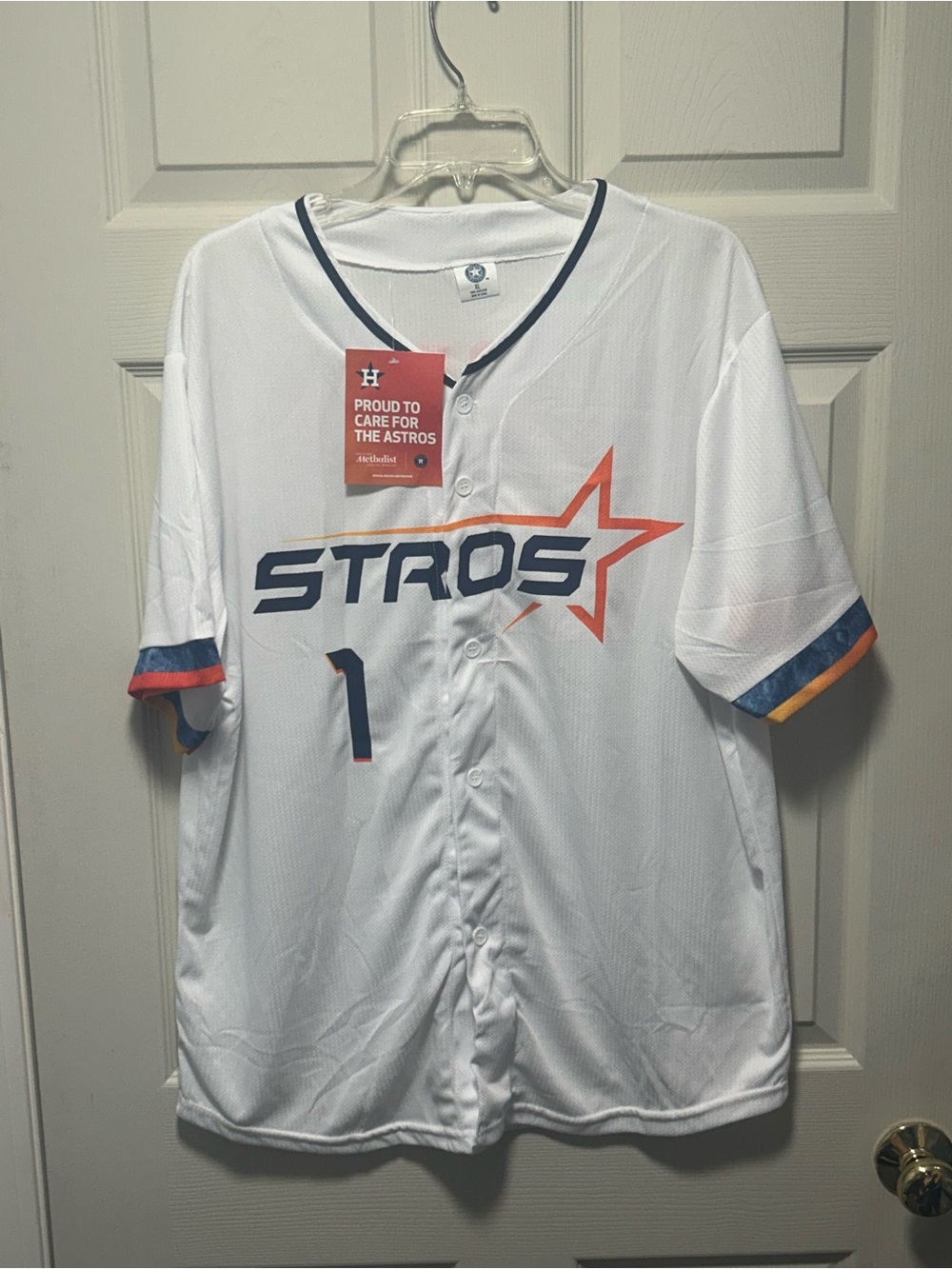 Carlos Correa Houston Astros SGA City Connect 'Stros Jersey 4/17/2026 NWT MLB XL